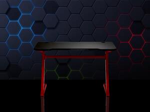 Počítačový herný stôl LED 80 cm G384 Čierna