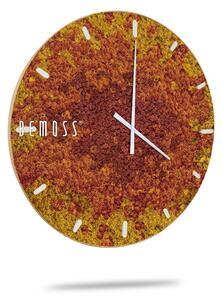 Machové hodiny BEMOSS® SPLASH Sienna s ciferníkom
