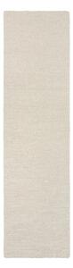 Slonovinový ručne tkaný vlnený behúň 80x230 cm Harris Boucle – Flair Rugs