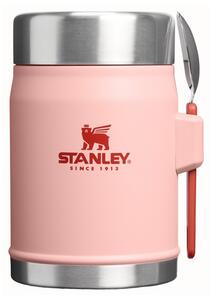 Broskyňová termoska na jedlo z nehrdzavejúcej ocele 400 ml Legendary Food Jar + Spork Peach Rose – Stanley