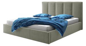 Velúrová posteľ ROCK 160x200 cm