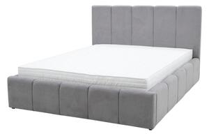 Čalúnená posteľ ASTORIA sivá 160x200 cm