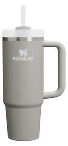 Svetlosivá termoska so slamkou z nehrdzavejúcej ocele 890 ml Quencher H2.O FlowState™ Tumbler Ash – Stanley