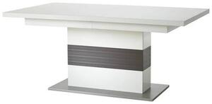 JEDÁLENSKÝ STÔL, sivá, strieborná, biela, 180/100/77 cm Livetastic - Stoly, Online Only