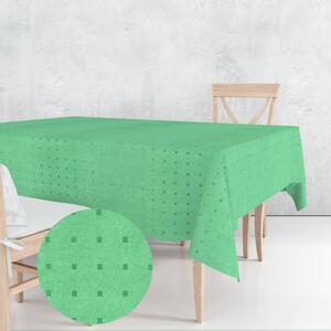 Ervi dekoračný obrus na stôl štvorcový - Štvorčeky zelené