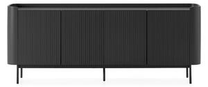 Čierna komoda 200x80x40 cm Willa – MOME