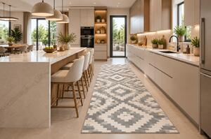 Koberec Gold WHITE 1204/19 rozmery koberec: 80x150 cm