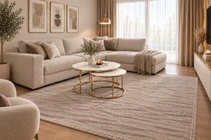 Koberec Benita 091A D.BEIGE/CREAM rozmery koberec: 80x150 cm