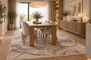 Koberec Benita 504 D.BEIGE/CREAM rozmery koberec: 133x190 cm