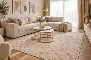 Koberec Benita 085 YELLOW/CREAM rozmery koberec: 120x170 cm