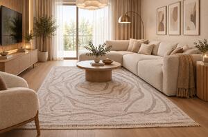 Koberec Benita 097 GREEN/CREAM rozmery koberec: 120x170 cm