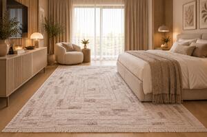 Koberec Benita 525 D.BEIGE/CREAM rozmery koberec: 120x170 cm