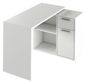 PÍSACÍ STÔL, biela, 117/75/83 cm Xora - Kancelárske stoly