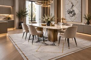 Koberec Diamond K4478G GOLD/GOLD rozmery koberec: 80x150 cm