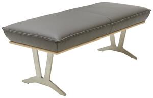 DLHÁ TABURETKA, drevo, kov, koža, 130/49/54 cm Ambiente - Kreslá