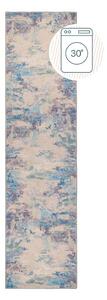 Modro-fialový umývateľný behúň s prímesou recyklovaných vlákien 60x230 cm Reid – Flair Rugs