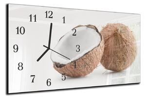Nástenné hodiny kokos 30x60cm I - plexi