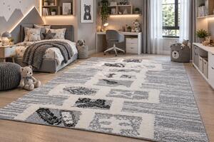 Koberec London 282 GREY rozmery koberec: 80x150 cm