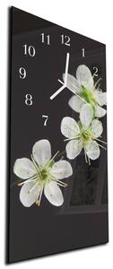 Nástenné hodiny kvet 30x60cm VI - plexi