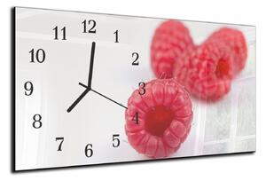 Nástenné hodiny ovocia 30x60cm LII - kalené sklo