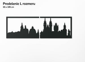 Drevko Obraz Praha panoráma