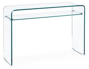 Sklenený konzolový stolík 35x110 cm Iride – Bizzotto