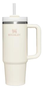 Krémovobiela termoska so slamkou z nehrdzavejúcej ocele 890 ml Quencher H2.O FlowState™ Tumbler Cream 2.0 – Stanley