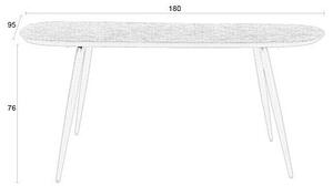 Jedálenský stôl z teakového dreva 90x180 cm Webster – White Label