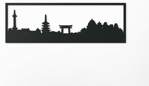 Drevko Obraz Kjóto panoráma
