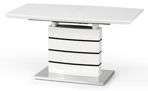 Jedálenský stôl NURD biela/čierna
