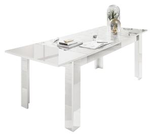 Jedálenský stôl PRISMA 4 biela lesklá