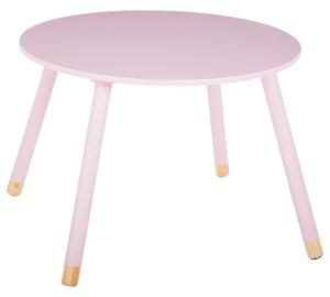 Atmosphera Detský drevený stolík GUĽATÝ - ružový