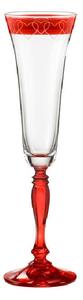 Bohemia Crystal Poháre na šampanské Victoria Love 40727/K0106/180ml (set po 2ks)