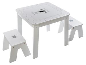 Atmosphera Detský stolík s tabuľou a 2 stoličkami