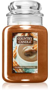 Country Candle Churros & Chocolate vonná sviečka 737 g