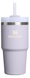 Termoska so slamkou z nehrdzavejúcej ocele v levanduľovej farbe 600 ml Quencher H2.O FlowState™ Tumbler Purple Dust – Stanley