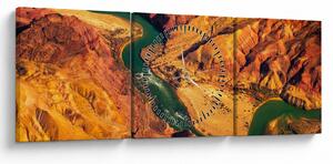 Obraz - Grand Canyon (s hodinami) (90x30 cm)