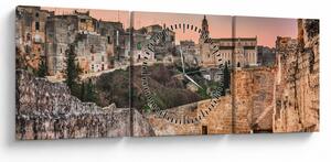 Obraz - Gravina in Puglia, Taliansko (s hodinami) (90x30 cm)