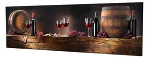 Wallity Obraz na plátne Romantic wine PC010 30x80 cm