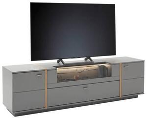 NÍZKA KOMODA, sivá, farba duba, 216/62/50 cm MID.YOU - Komody, Online Only