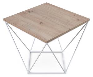 Konferenčný stolík Dian - biela/dub artisan