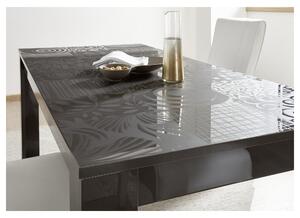 Jedálenský stôl MIRO 7 sivá lesklá