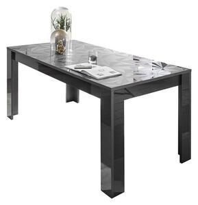 Jedálenský stôl PRISMA 5 sivá lesklá