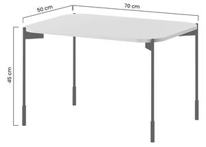 Konferenčný stolík prostokatny Sonatia 70 - kašmír