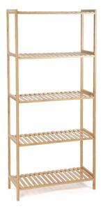 Bambusový kúpeľňový regál v prírodnej farbe 60x130 cm Skaren – Essentials