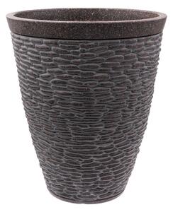 Kvetináč z recyklovaného plastu ø 38 cm – Dakls