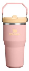 Broskyňová termoska z nehrdzavejúcej ocele 600 ml IceFlow™ Flip Straw 2.0 Tumbler Peach Rose – Stanley