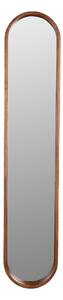 Nástenné zrkadlo s dreveným rámom 24x120 cm Nyko – White Label