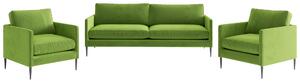 SEDACIA ZOSTAVA, textil, zelená Livetastic - Sedačky, Online Only