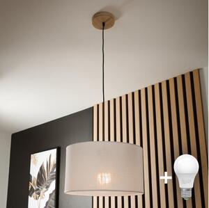 Brilagi - LED Luster na lanku ANTHONY 1xE27/60W/230V dub/biela